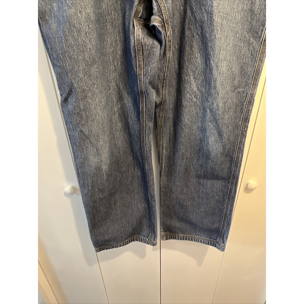 DULUTH TRADING Work Jeans!Blue Denim Ballroom Men's 40x32 ~ GUSSETED CROTCH GUC! - Picture 3 of 9